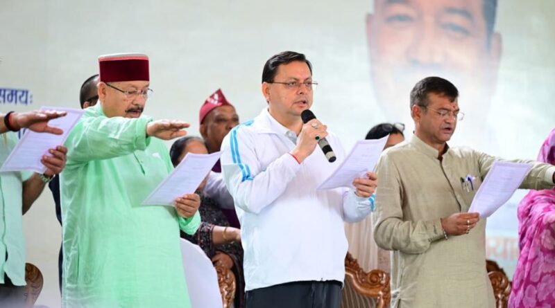 मुख्यमंत्री पुष्कर सिंह धामी ने स्वच्छ उत्सव – 2025 कार्यक्रम का किया शुभारंभ।