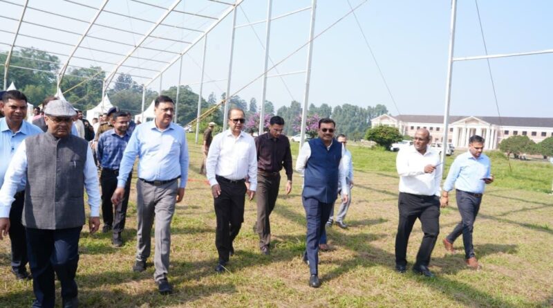 FRI देहरादून में आगामी रजत जयंती समारोह की तैयारियों की समीक्षा मुख्य सचिव आनन्द बर्द्धन ने की।