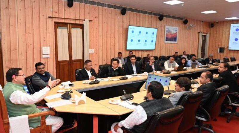 धामी ने कहा कि राज्य में दो स्प्रिचुअल इकोनॉमिक ज़ोन स्थापित करने हेतु विस्तृत प्लान जल्द प्रस्तुत किया जाए।