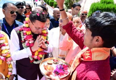 डोल आश्रम में मुख्यमंत्री ने श्री पीठम स्थापना महोत्सव में किया प्रतिभाग, 1100 कन्याओं का पूजन व माँ राजेश्वरी का अभिषेक