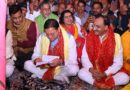 मुख्यमंत्री पुष्कर सिंह धामी नगाण गांव में आयोजित श्रीमद्भागवत कथा में हुए सम्मिलित