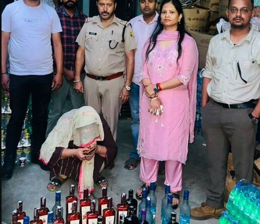 प्रेमनगर क्षेत्र में आबकारी विभाग की छापेमारी, 19 पेटी शराब बरामद