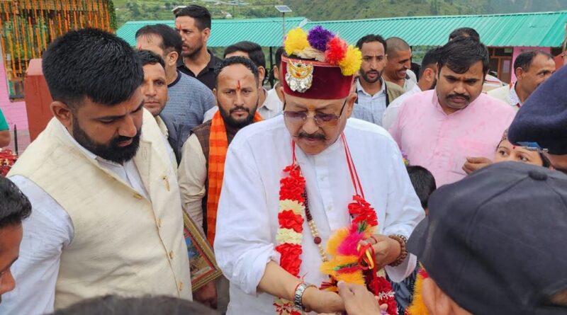 पर्यटन मंत्री महाराज ने किया राजकीय जागड़ा मेले का शुभारंभ, पूजा अर्चना के बाद प्रदेश एवं देश की खुशहाली की कामना